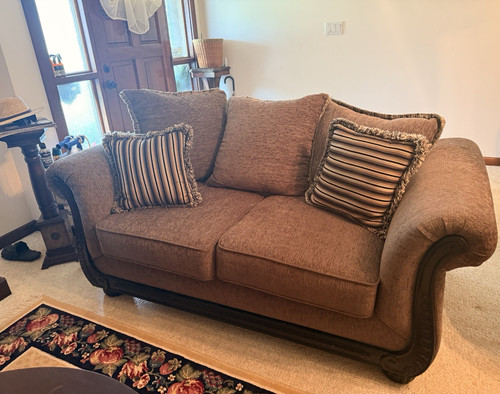 Brown fabric traditional - brown,