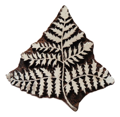 Forest fern leaf wooden - wooden, stamp