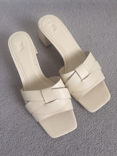 Zara cream ivory heeled - heeled, mule