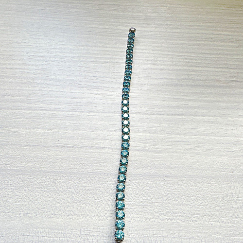 Swarovski matrix plated blue