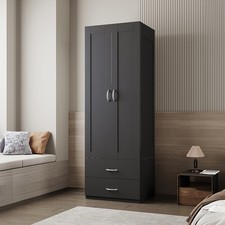 2 Door Tall Wardrobe Bedroom