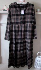 Primark Checked Tiered Midi