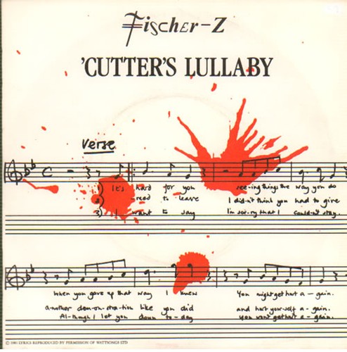 Fischer vinyl single - fischer-z, 7"