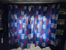 Next Official England Product Three Lions Football Curtains 59x83"