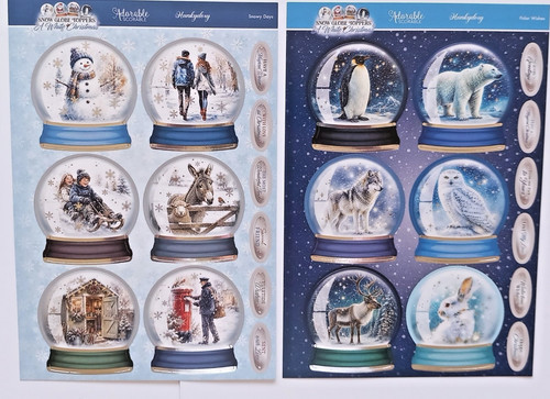 Hunkydory snow globes - snow,