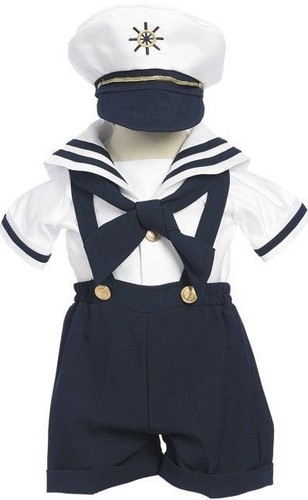 Sailor boys short set navy - boys,