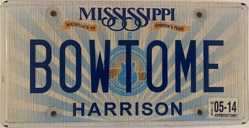 Vanity bow license plate - vanity, me