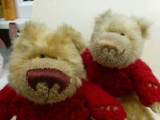 Teddy Bears - old fashioned  with red jumper. Teddy Bear Sweeties soft toy.