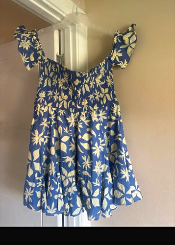 Zara blue white floral - zara,