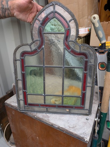 Stained glass panel 40 cm - glass,