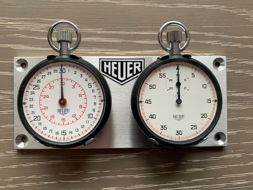 Heuer stopwatch panel - panel,