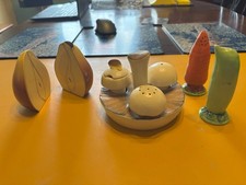 Small Collection of Vintage Carlton Ware Salt & Peppers/ Cruet Sets 