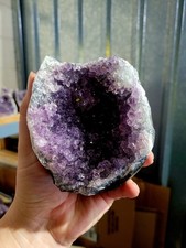 Natural Amethyst Druze Geode