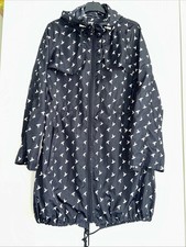 Denim Co Parka In A Pocket Rain Jacket Size S Small Coat Ducks Birds Ladies