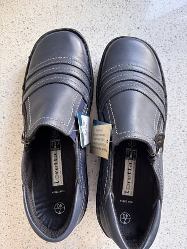 New loretta navy - loretta, leather