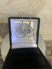 Pretty Silver & Blue Topaz