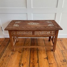 Indian Carved Folding Table