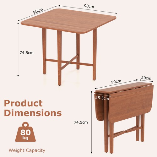Dining table extendable drop - table,