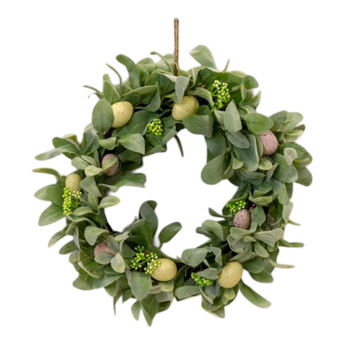Easter egg wreath d46cm - wreath, w4cm