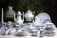 Royal Copenhagen Service Musselmalet Full Lace Various Pieces Retail