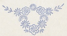 Vintage embroidery transfer - vintage,