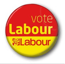 VOTE LABOUR  - 25mm 1" Button