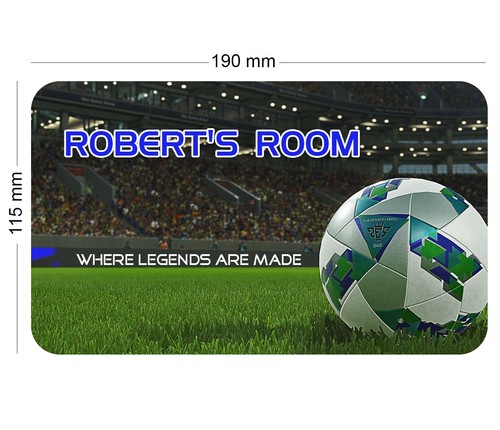 Football door plaque soccer - plaque,