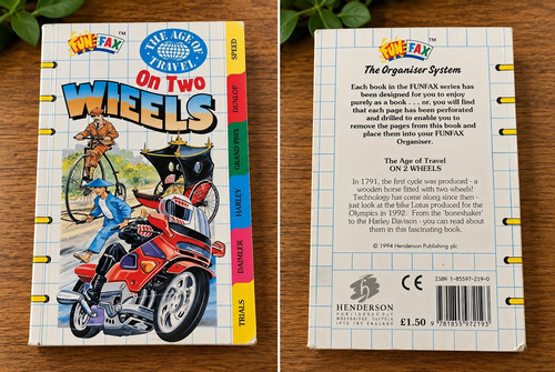 Funfax two wheels paperback - on,