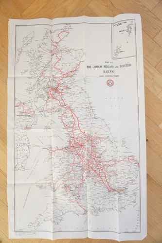 1932 lms large railway map - 1932,