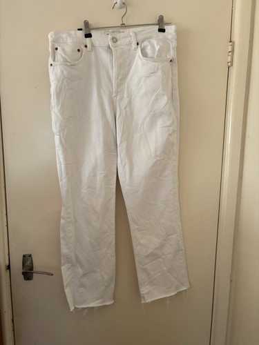 Zara white straight leg jeans - zara,