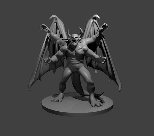 Giant four armed - four-armed, gargoyle