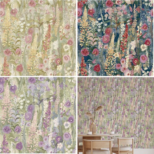 Watercolour floral wallpaper - floral,