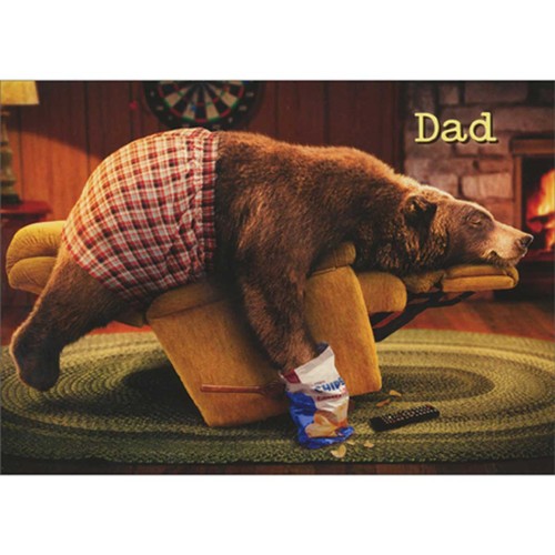 Bear laying across - laying,