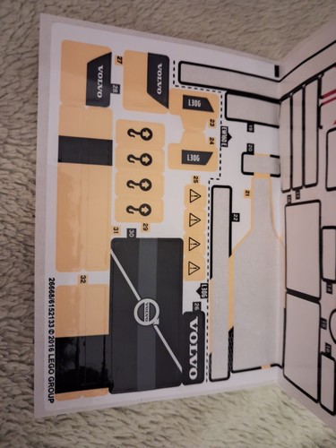 Lego 42053 stickers only - lego,