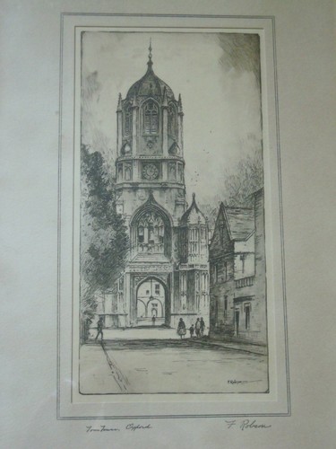 Antique original etching tom - original, etching.