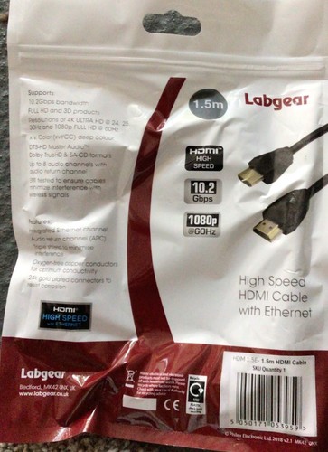 Labgear high speed hdmi - hdmi, lead