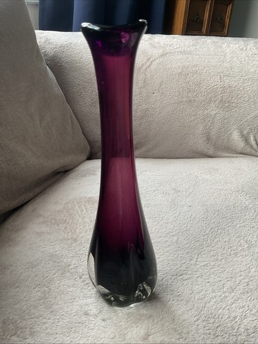Vintage swedish art glass - glass, vase
