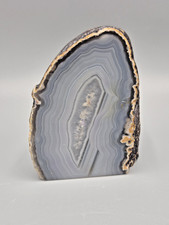 Blue Grey Agate Polished