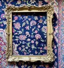 Antique large gilt - large, wood