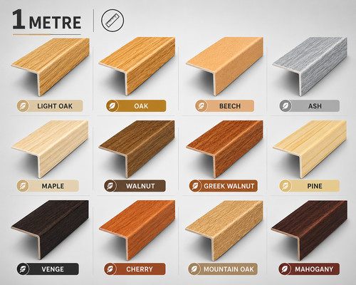 Pvc wood effect - effect, 1m