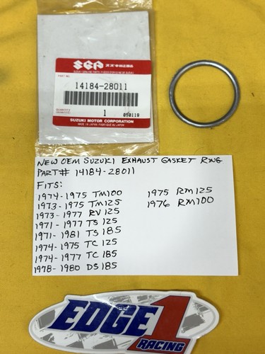 Oem suzuki exhaust gasket - exhaust,