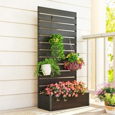Trellis planter box garden - box,