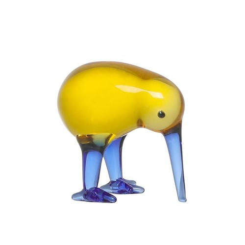 Miniature glass kiwi bird - kiwi,