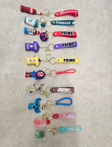 Mixed advertising keychains - advertising,