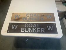 RMS Titanic Coal Bunker W, recreated sign, very cool artwork