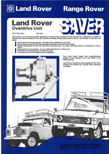 Land rover series accessory - land,