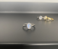 Silver Moonstone Ring