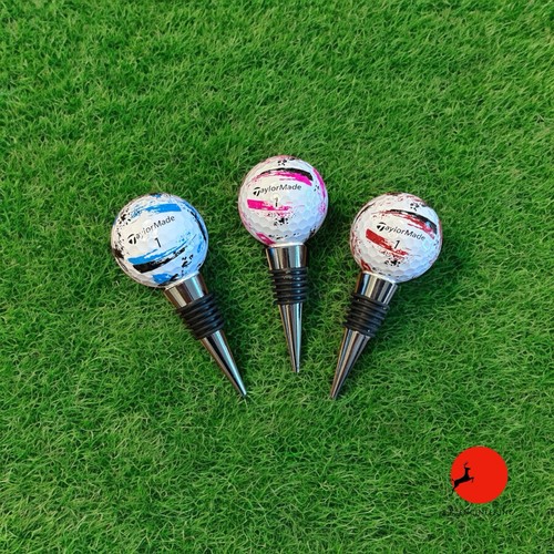 Golf ball bottle stopper - ball,