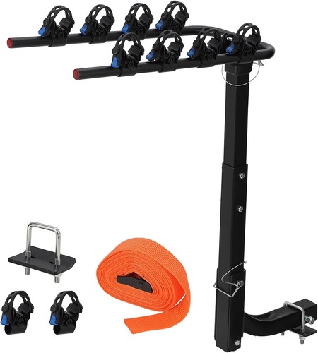 Hitch mounted bike rack - bike,