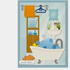 Bath Time Metal Cutting Dies 